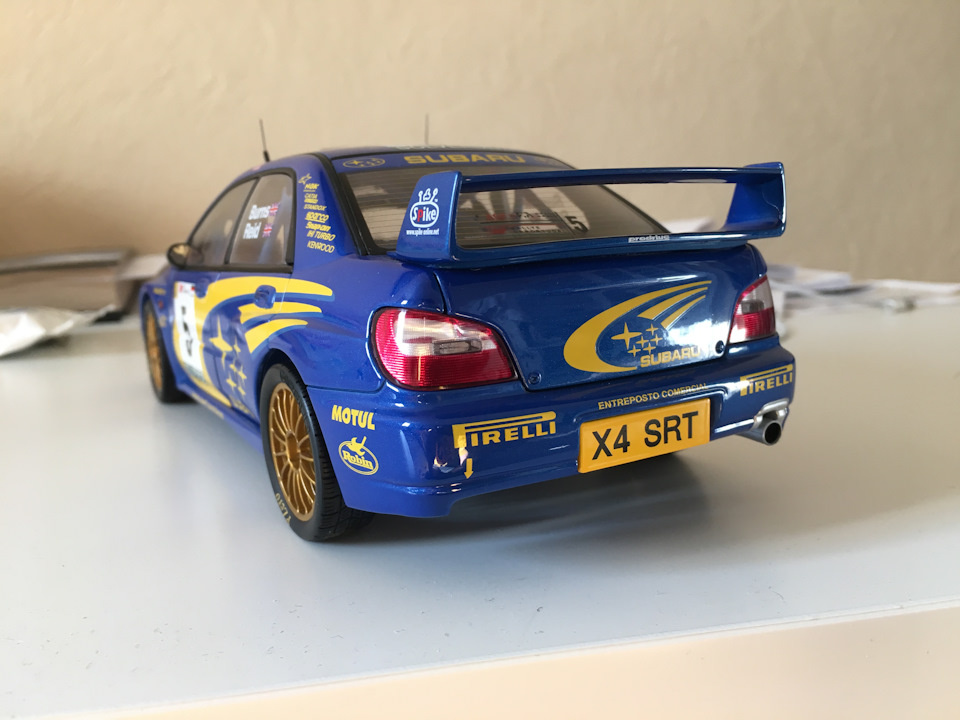 Subaru Impreza WRC 2001 Rally Portugal # 5 1:18 Autoart — Сообщество  «Масштабные Модели» на DRIVE2