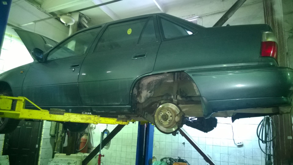 Rebuild задних тормозов — Daewoo Nexia (2G), 2 л, 1997 года | своими ...