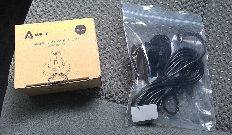 Получил посылку магнитный держатель для телефона, внешний микрофон для ...