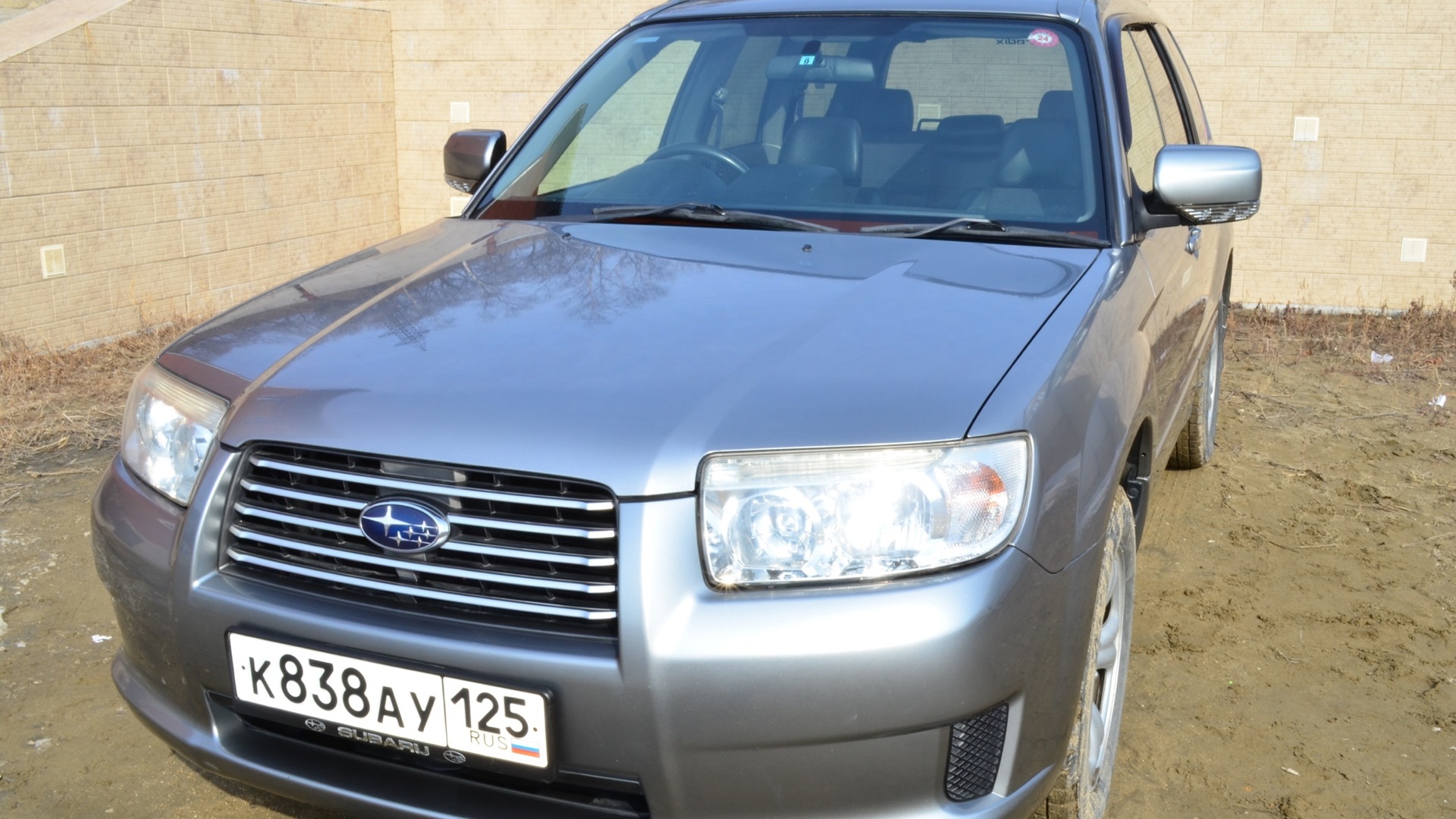 Subaru Forester (SG) 2.0 бензиновый 2006 | Airbreak, серый металлик на  DRIVE2