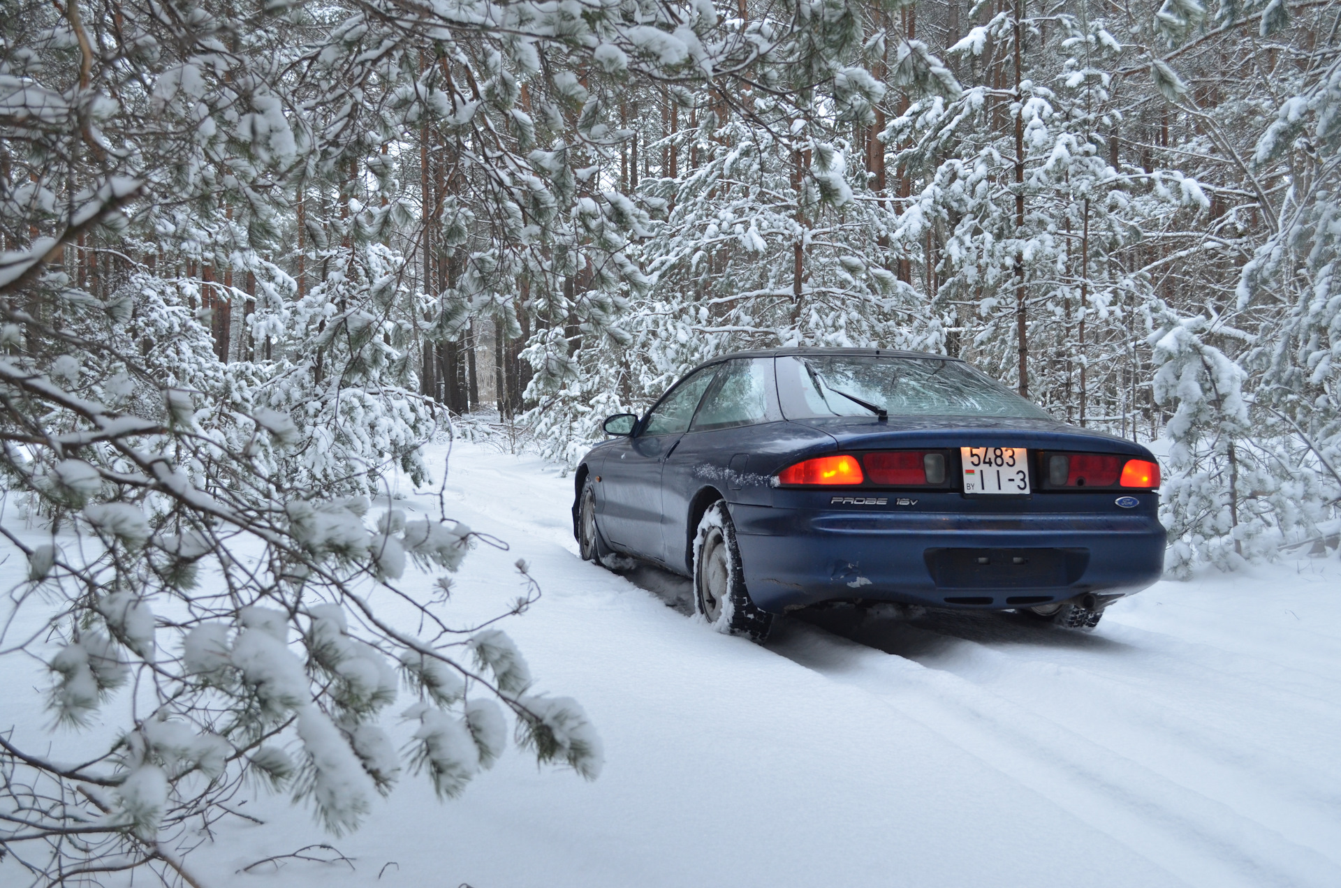 Замена прямоугольного номера на квадратный. РБ — Ford Probe II, 2 л, 1994  года | другое | DRIVE2