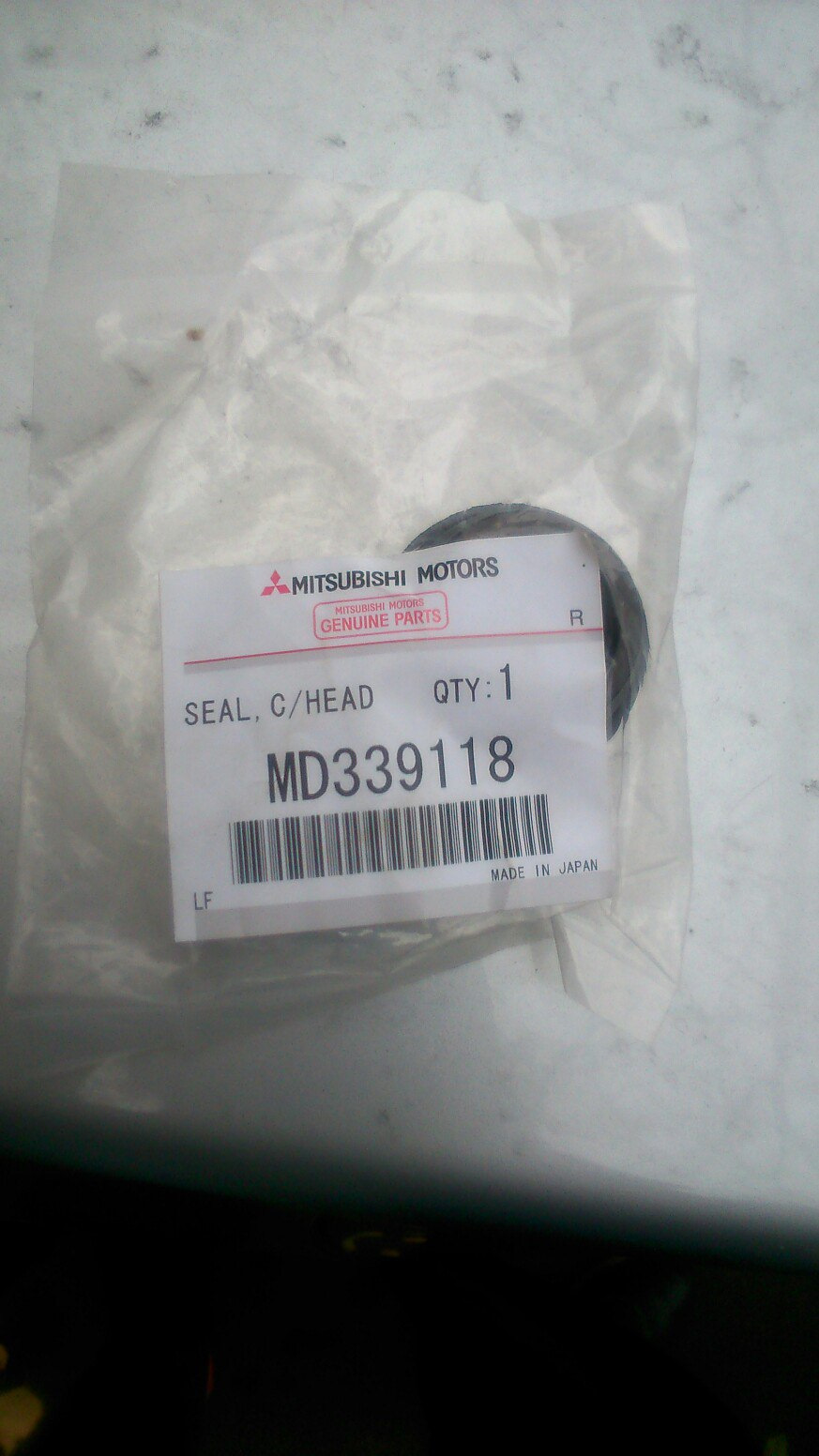 MD339118 Прокладка свечного колодца OEM Mitsubishi | Запчасти на DRIVE2