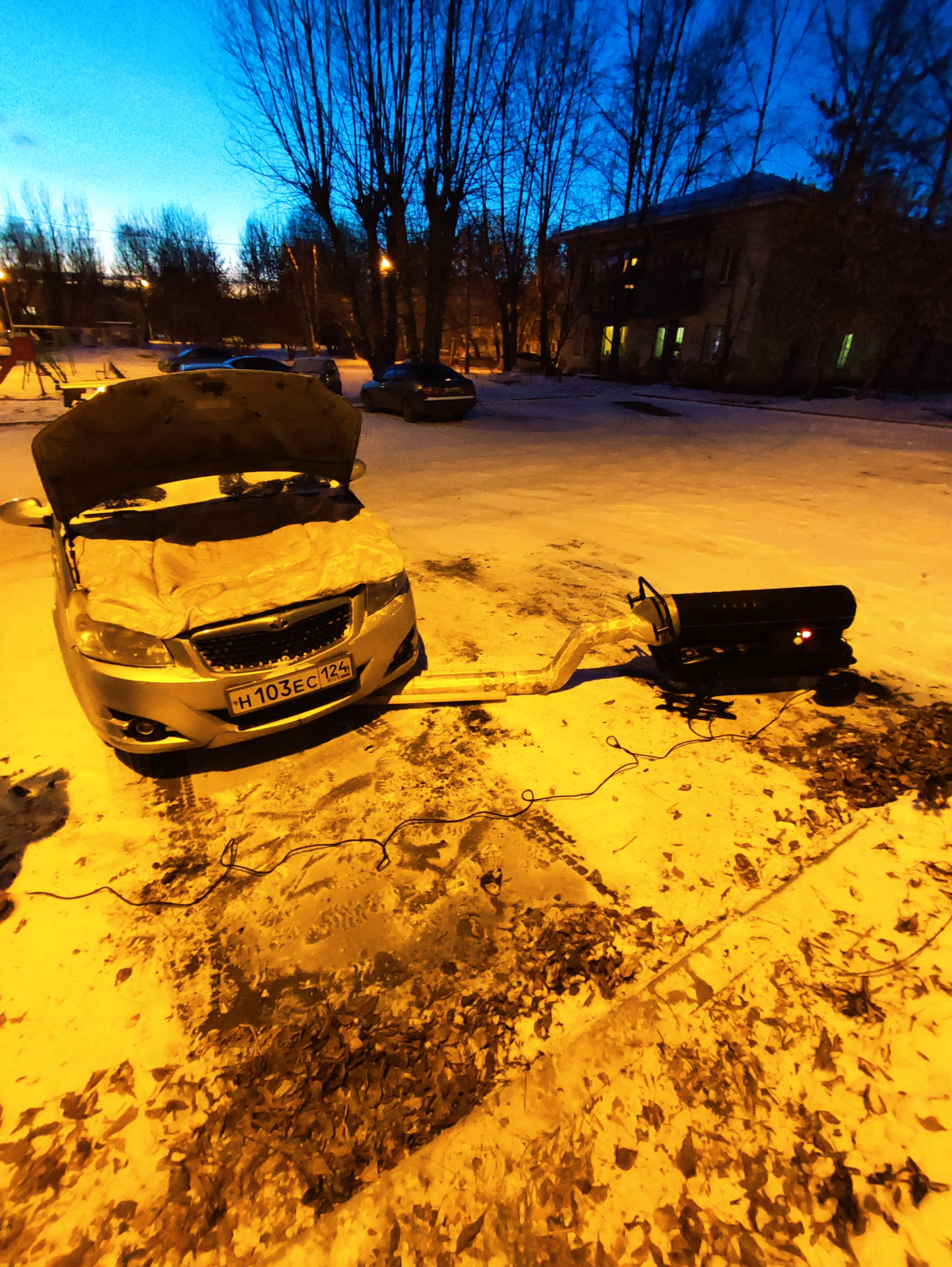 Пришли морозы и мы замёрзли немного. — Chevrolet Aveo 5-door (1G), 1,2 л,  2007 года | наблюдение | DRIVE2