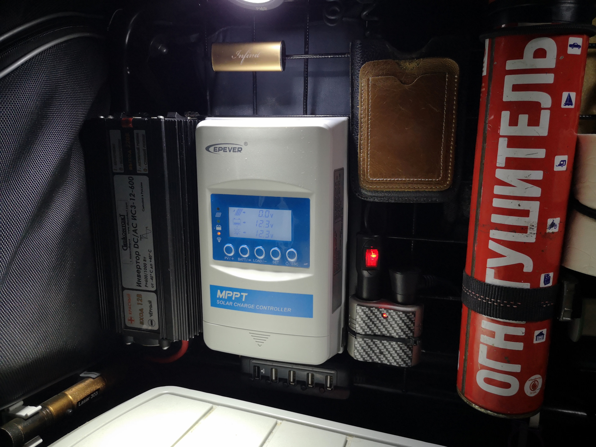 Питание компрессорного автохолодильника — Chevrolet Niva, 1,7 л, 2012 ...