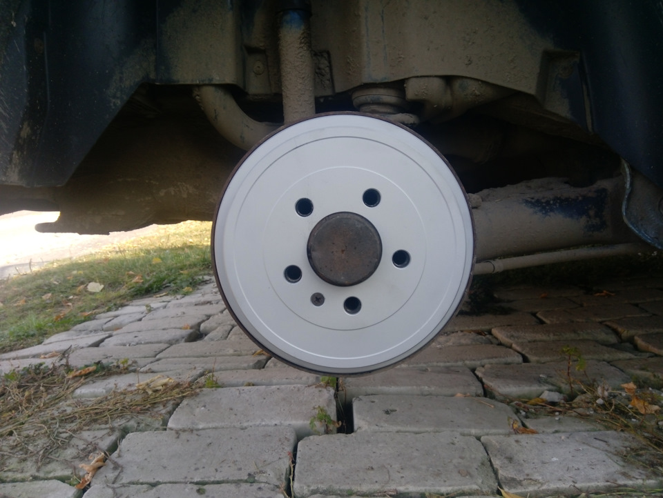 #17 Задние тормозные барабаны — Skoda Fabia Mk1, 1,4 л, 2001 года ...