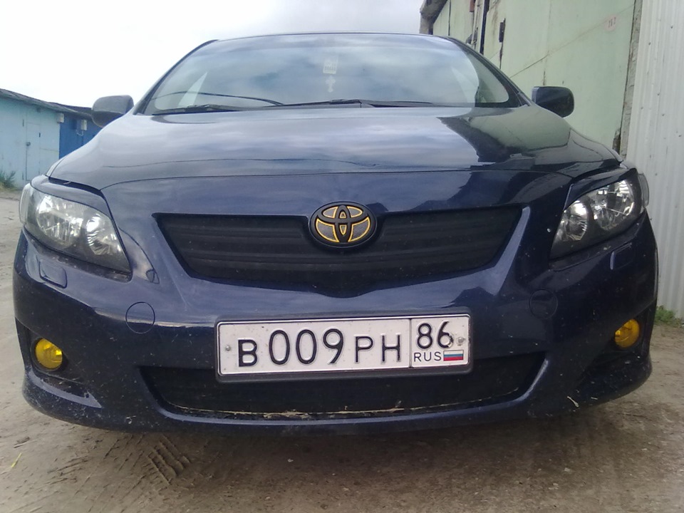 как то так — Toyota Corolla (140/150), 1,6 л, 2009 года | тюнинг | DRIVE2