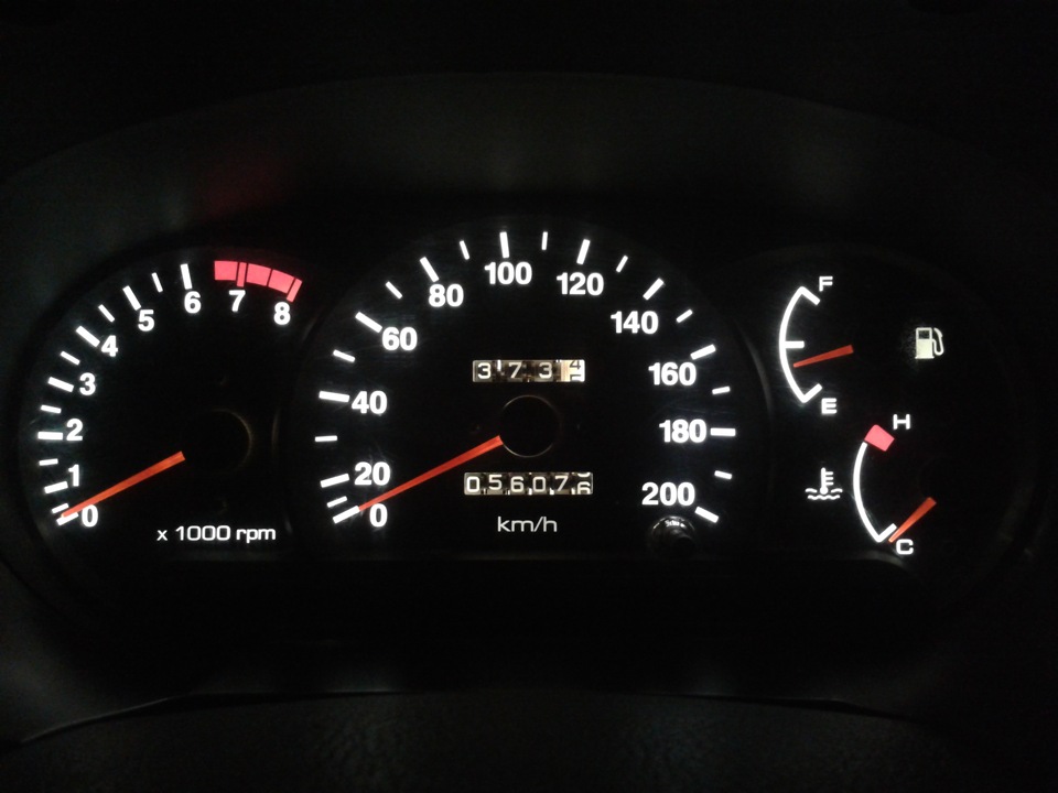 Белый свет в приборах — Hyundai Accent (2G), 1,5 л, 2008 года ...