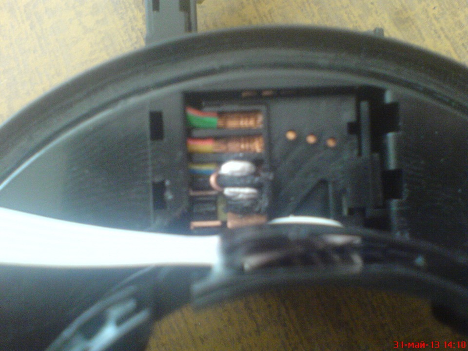 Ремонт шлейфа SRS — Mitsubishi Lancer IX, 1,6 л, 2006 года | своими ...