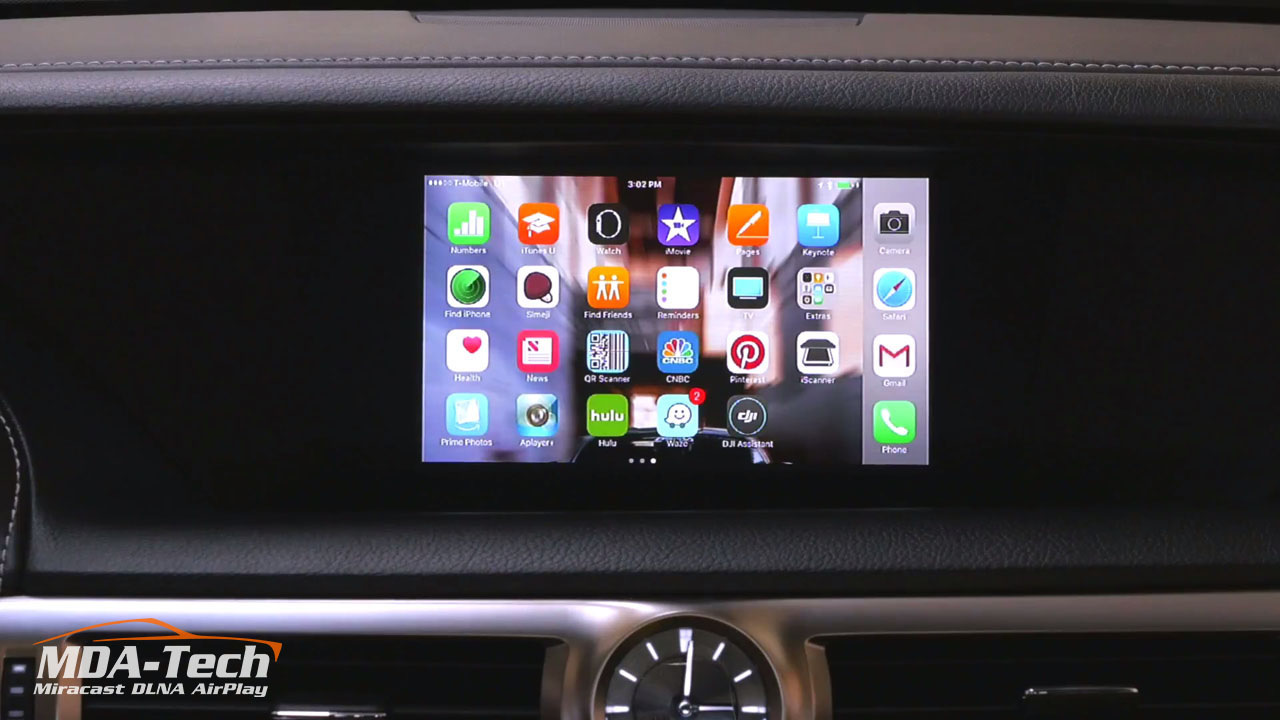 Miracast lexus rx iphone