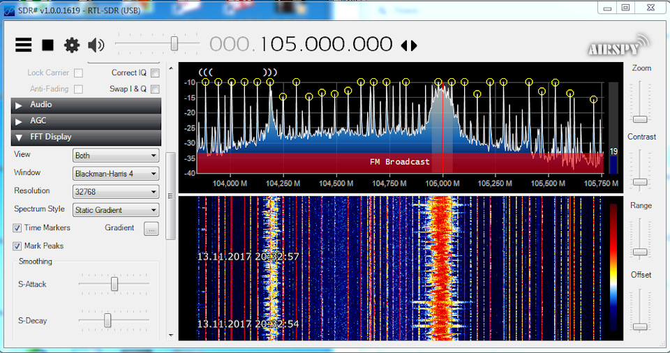 Проверка частот. RTL-SDR Step of Signal processing. РТЛ СДР снижение шумов.