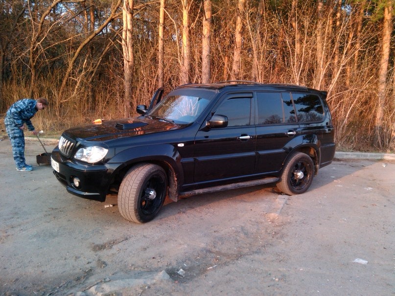 Ну наконец то покрасил своего букашку! — Hyundai Terracan, 2,5 л, 2002 ...
