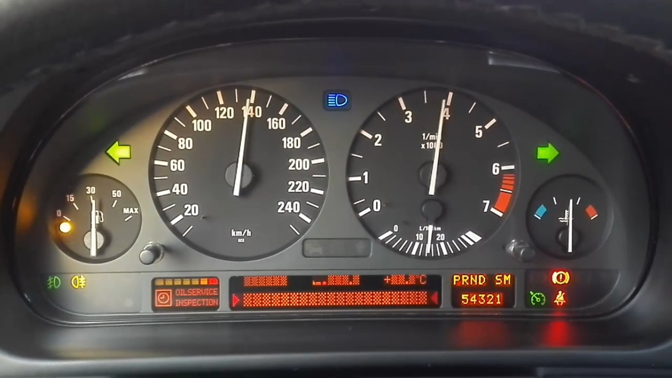 Отключение проверки ламп bmw e39