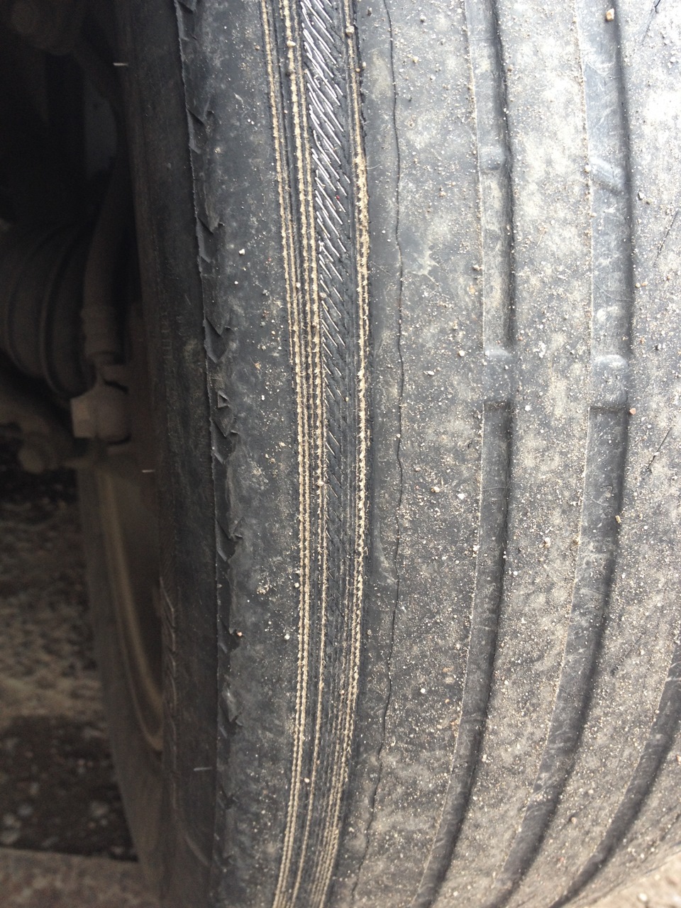 Отрицательное схождение сожрало новую резину;( — Honda Torneo, 2,2 л ...