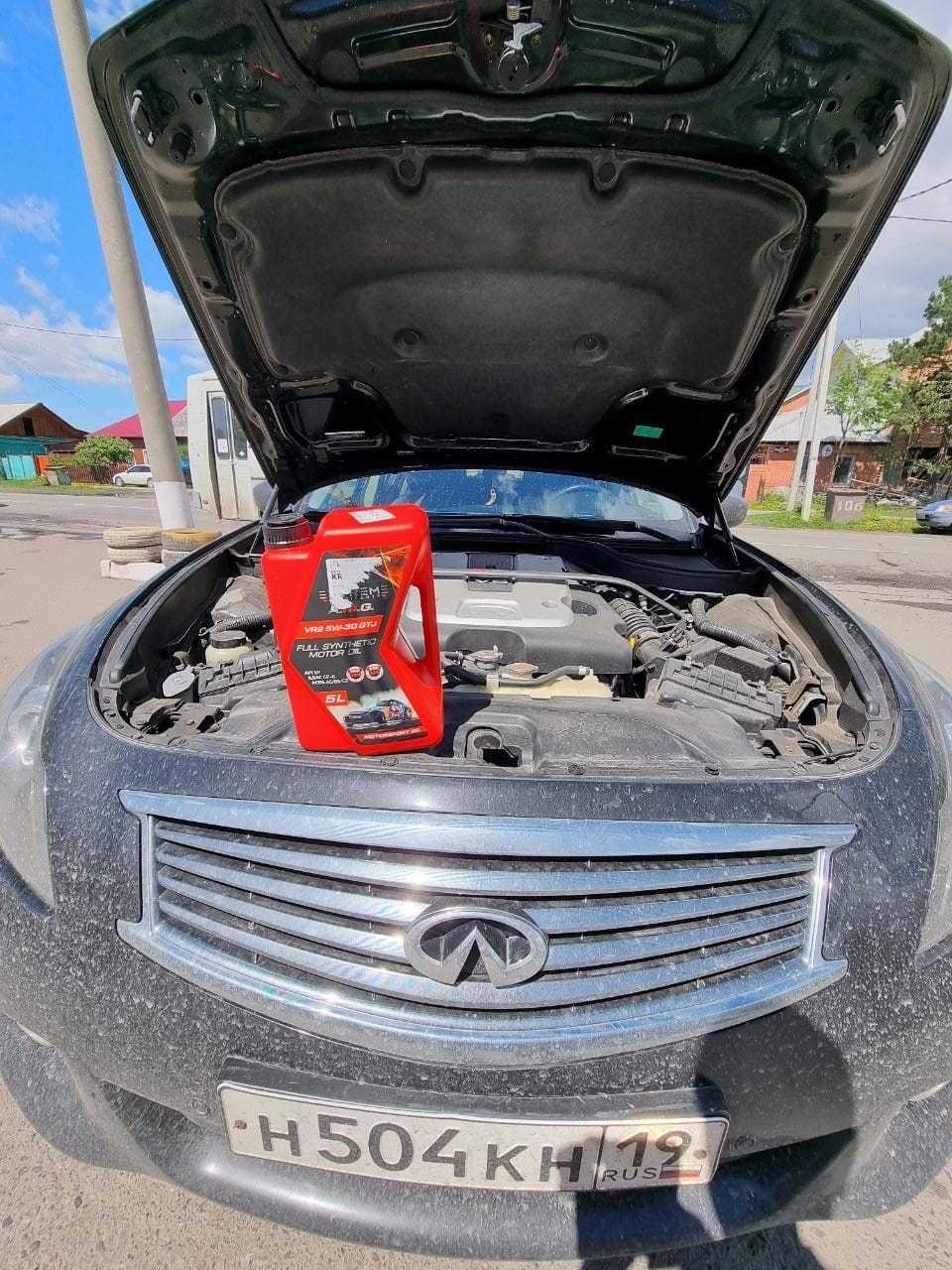 Замена масла, датчик TMPS — Infiniti G25, 2,5 л, 2010 года | плановое ...