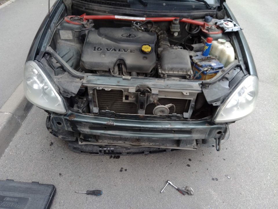 Поставил новые фары — Lada Приора седан, 1,6 л, 2008 года | своими ...