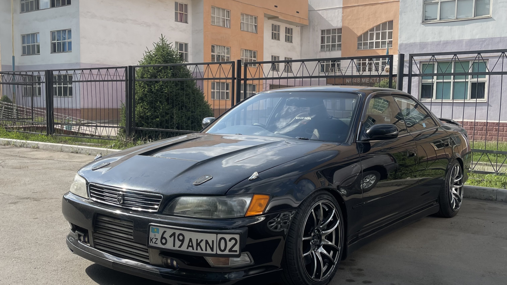 Toyota Mark II (90) 2.5 бензиновый 1993 | Чёрный Турик на DRIVE2