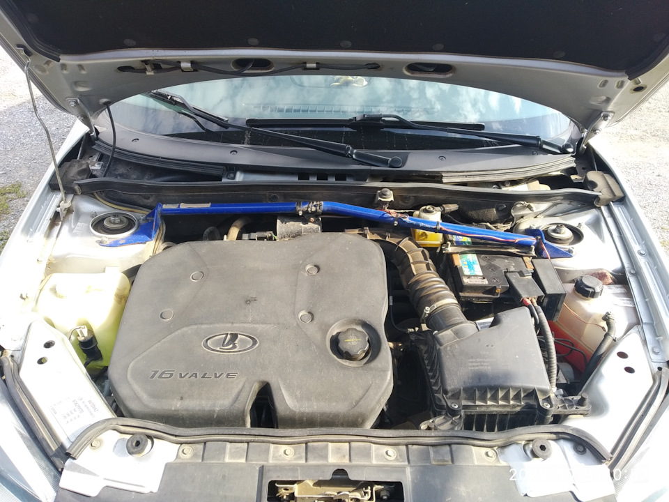 Мойка двигателя. ч.1 перевод на осень-зима. — Lada Гранта лифтбек, 1,6 ...