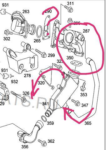 Заглушить егр мерседес вито 639