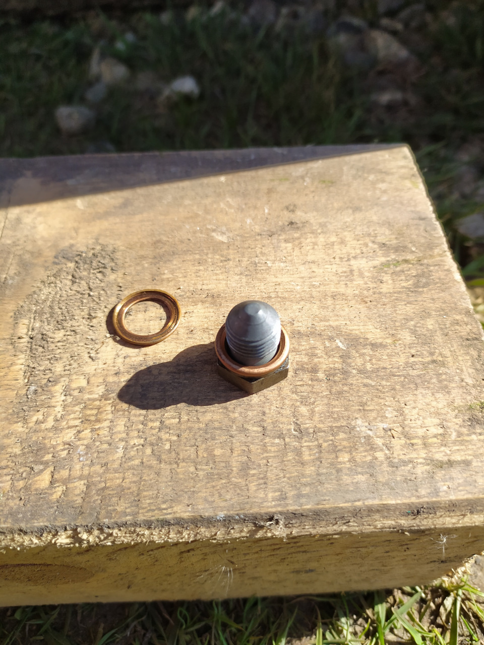 Пробку в этот раз менять не стал, только уплотнительное кольцо. — Skoda Octavia A7 Mk3