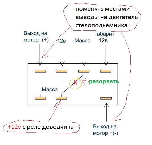 Доводчик стеклоподъемников своими руками