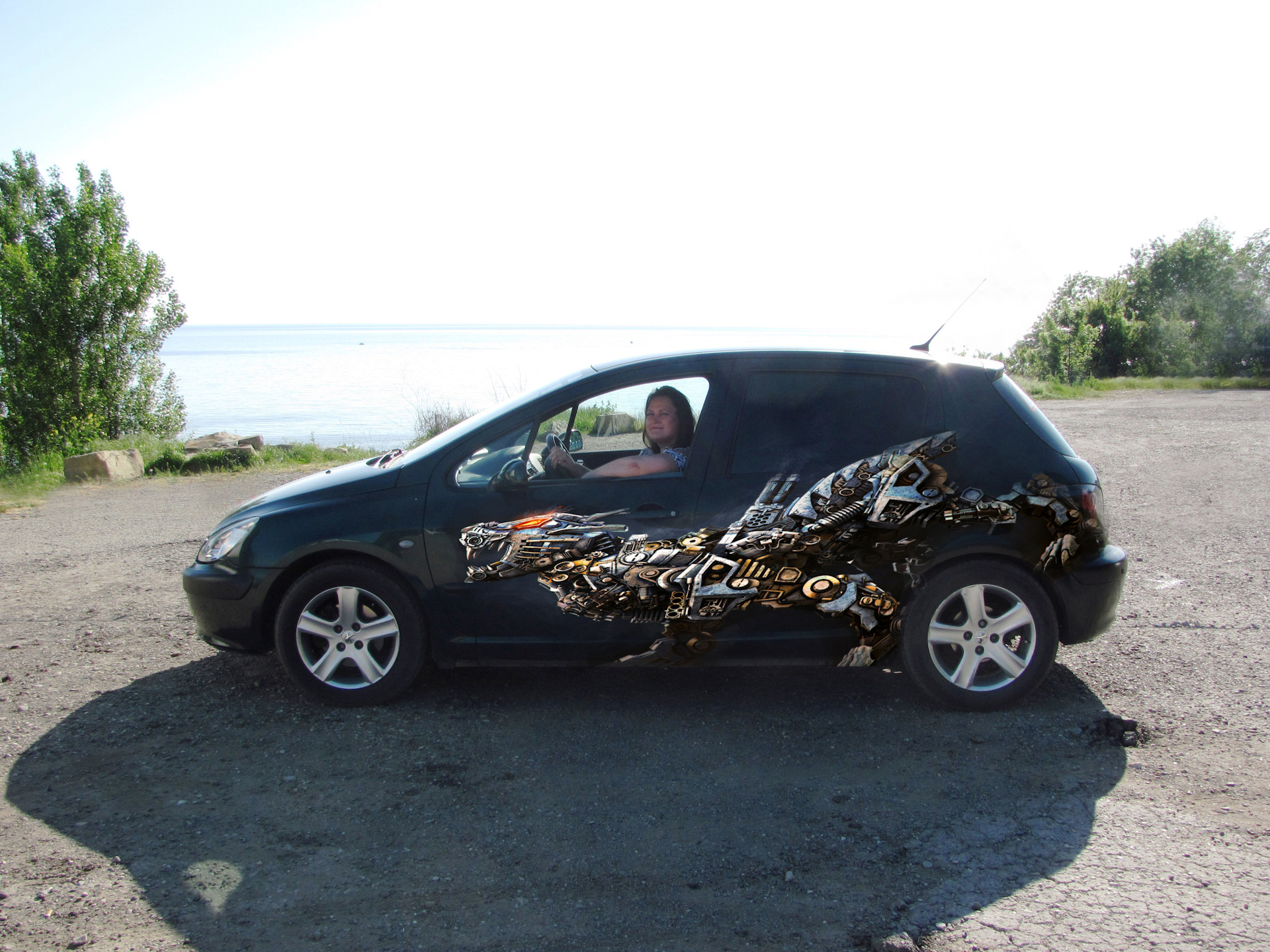 Немножечко хайпа) — Peugeot 307, 1,6 л., 2001 года | стайлинг | DRIVE2