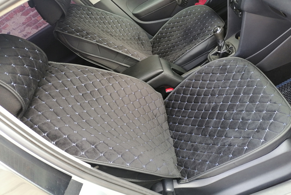 Накидки сидений, каркасные. — Volkswagen Polo Sedan, 1,6 л, 2013 года ...