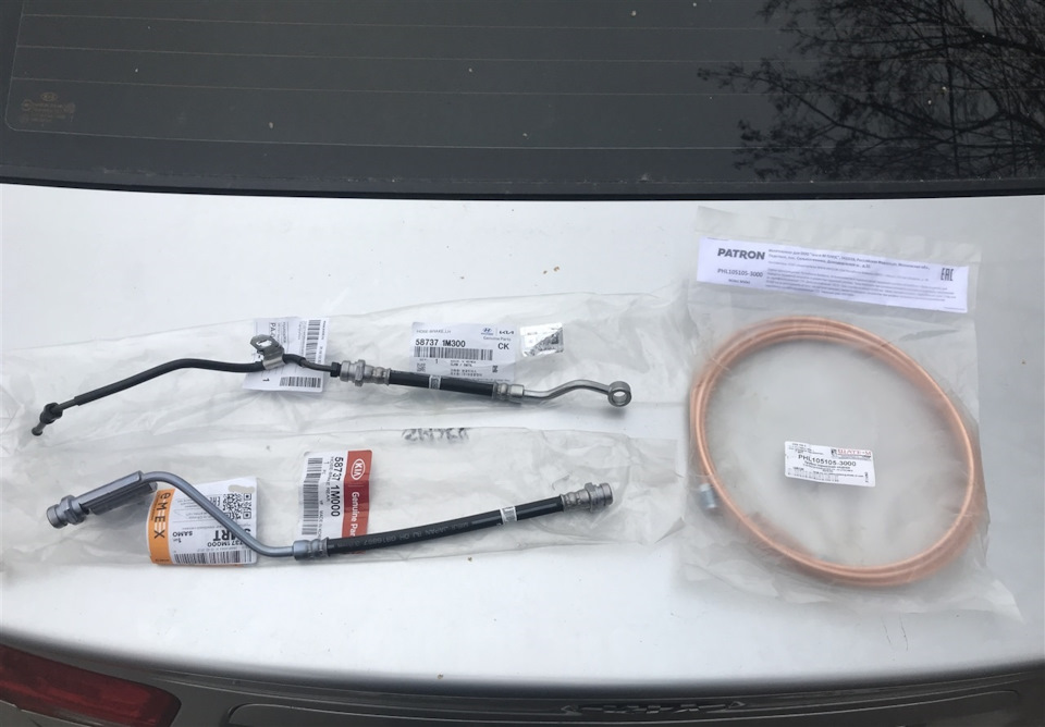 Заклинил задний поршень суппорта и сгнила тормозная трубка на 181 тыщ ...