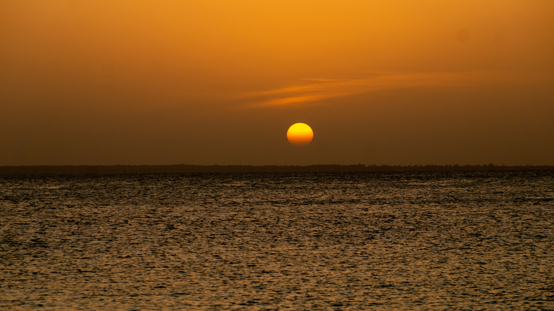 Египет море закат