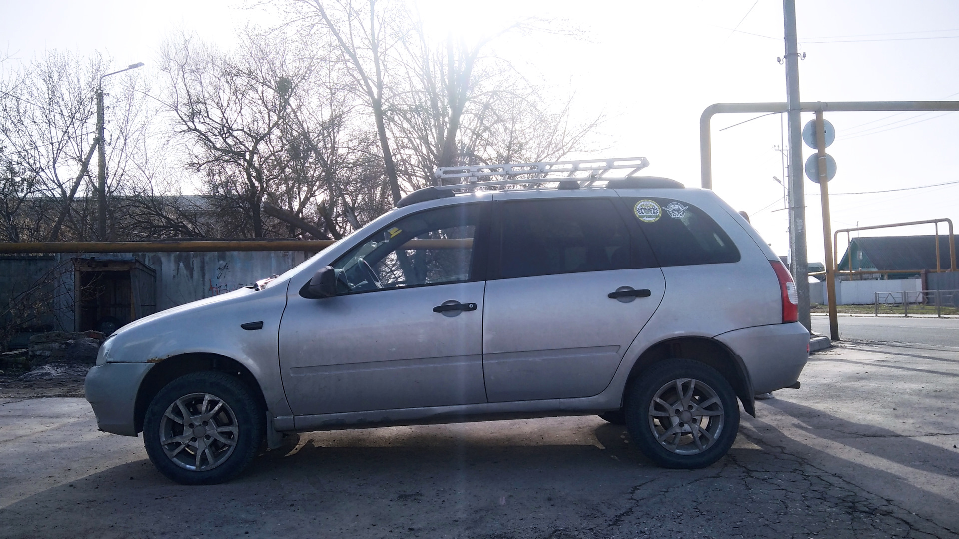 Увеличение клиренса калина 1 — фото с замерами — Lada Калина универсал ...