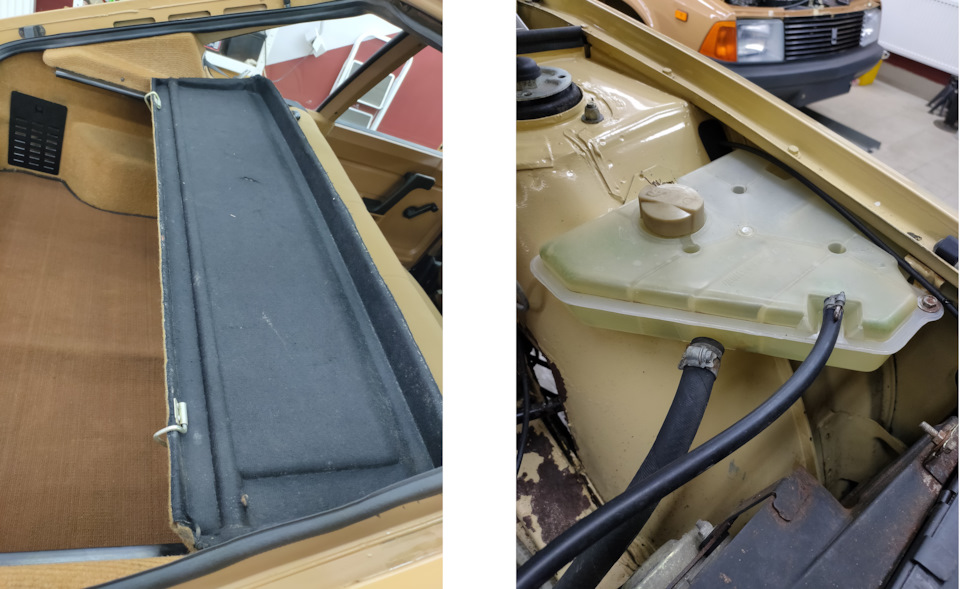 Коричневая полка с обратной стороны черная — Москвич Святогор