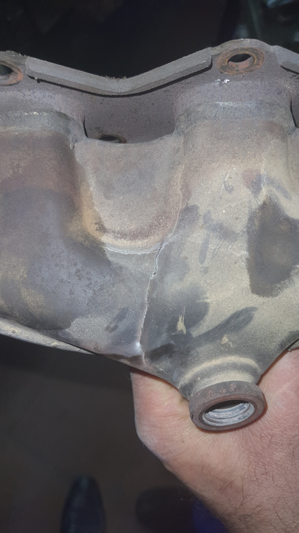 Треснул выпускной коллектор, замена (тюнинг) — Volkswagen Jetta VI, 1,6 ...