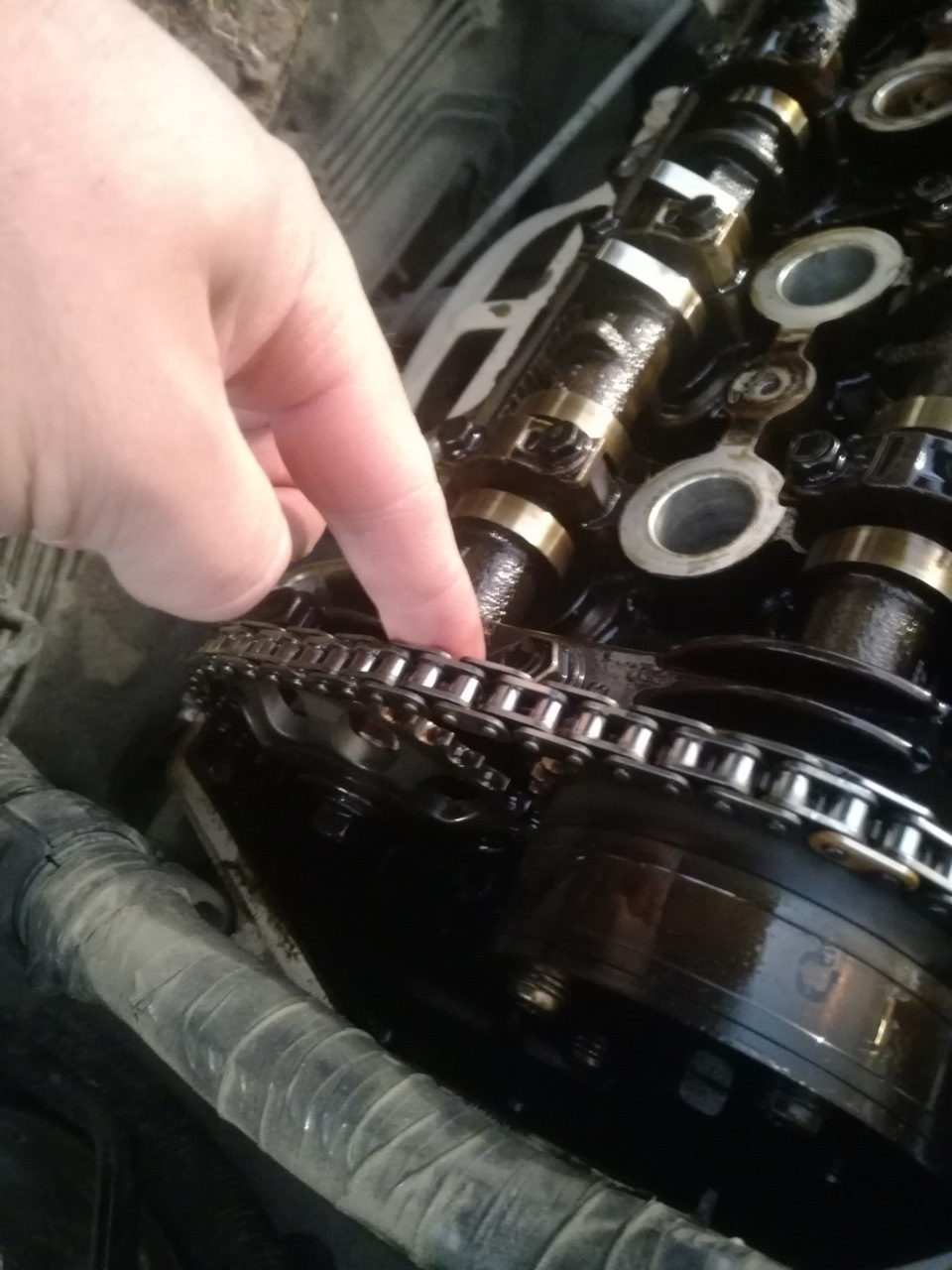 Проблемы с цепью — Toyota Corolla (120), 1,6 л., 2002 года | поломка ...