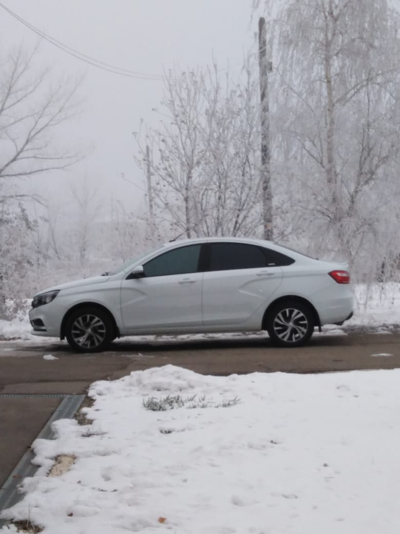 Зима пришла раньше времени — Lada Vesta, 1,8 л, 2017 года | колёсные диски  | DRIVE2