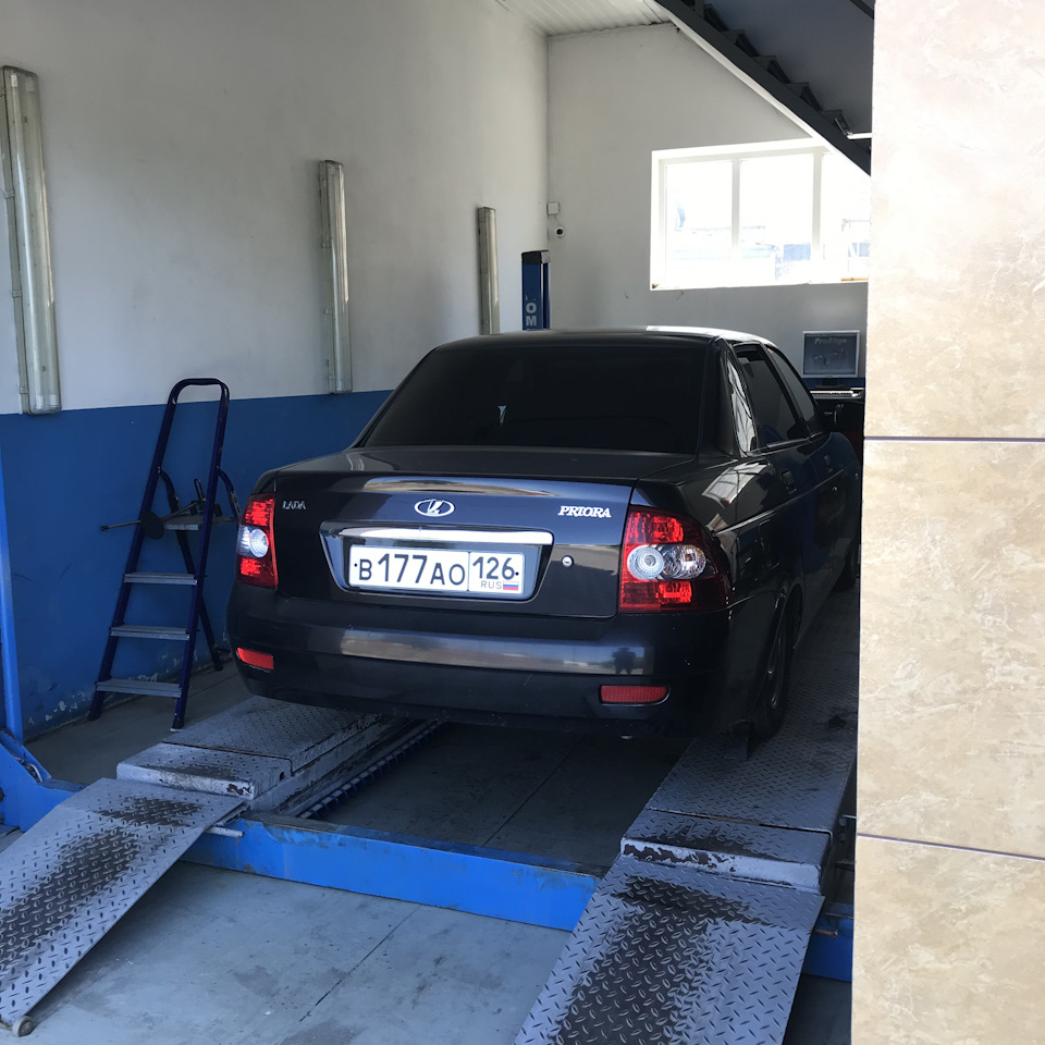 Сход развал — Lada Приора седан, 1,6 л, 2009 года | визит на сервис ...