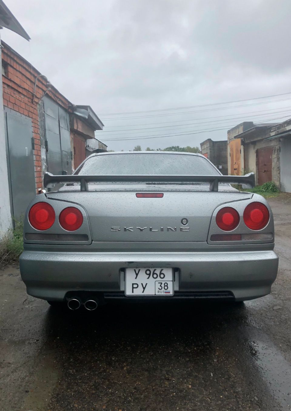 Квадратный номер — Nissan Skyline (R34), 2,5 л, 1999 года | другое | DRIVE2