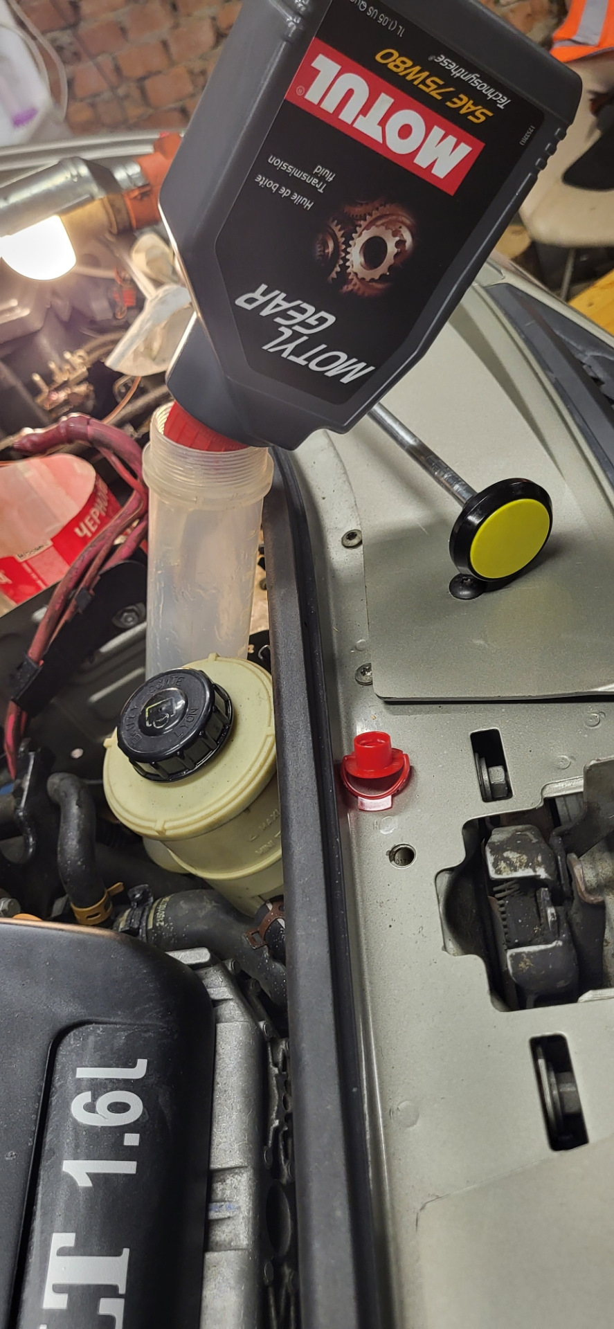 Заливаю шприцем 2,3л. — Lada Ларгус