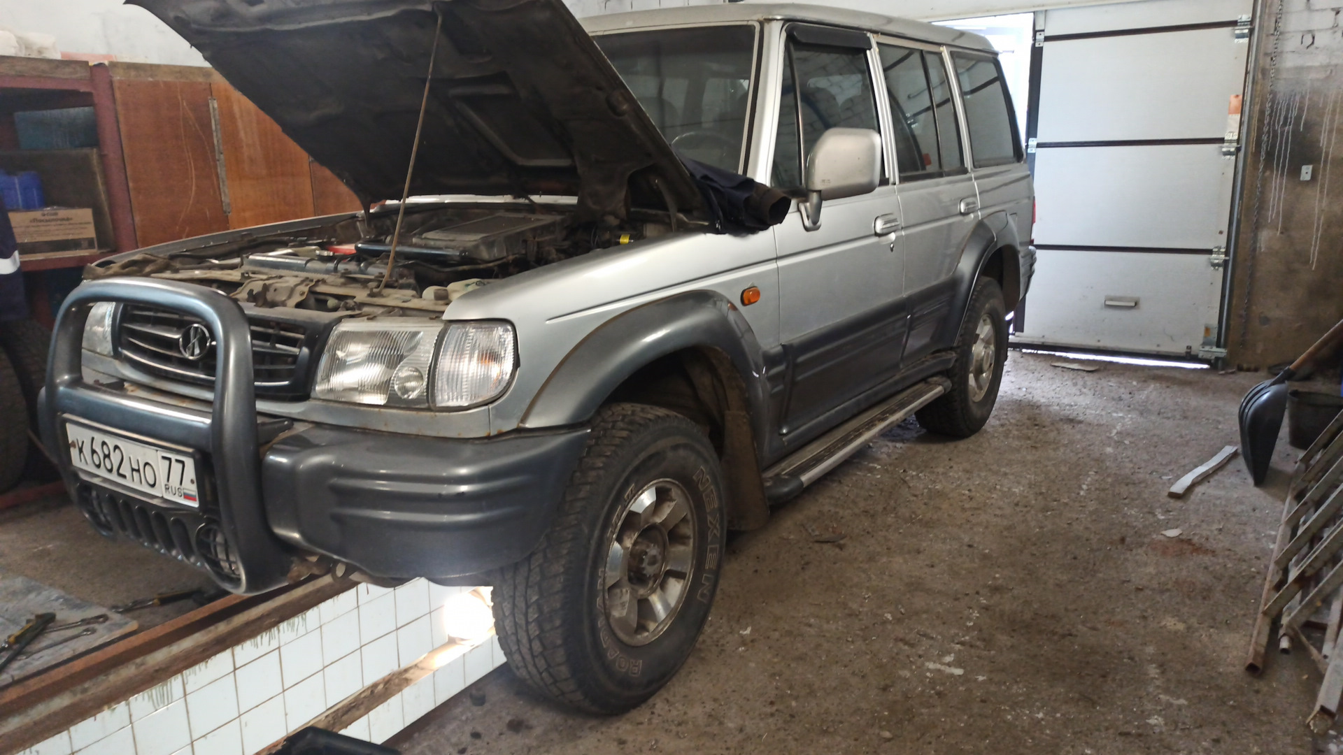 Регулировка торсионов. — Hyundai Galloper, 2,5 л, 2002 года | своими ...