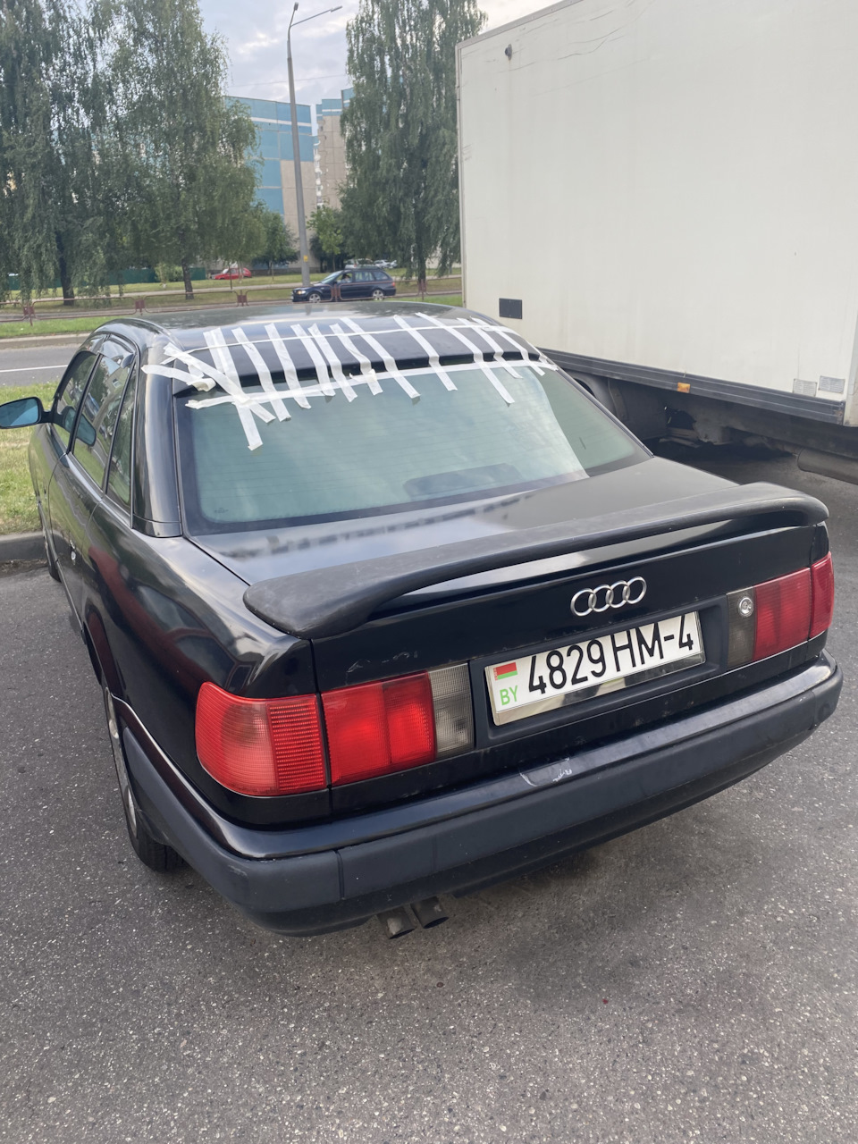 Спойлер — Audi 100 (C4), 2,6 л, 1993 года | аксессуары | DRIVE2