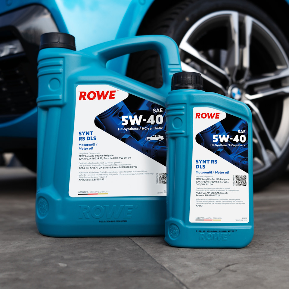HIGHTEC SYNT RS DLS SAE 5W-40 — ROWE MOTOR OIL на DRIVE2