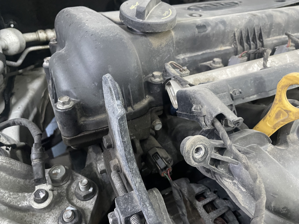 Цепь ГРМ😨 оригинал после 10т пробега — KIA Ceed (1G), 1,6 л, 2011 года ...