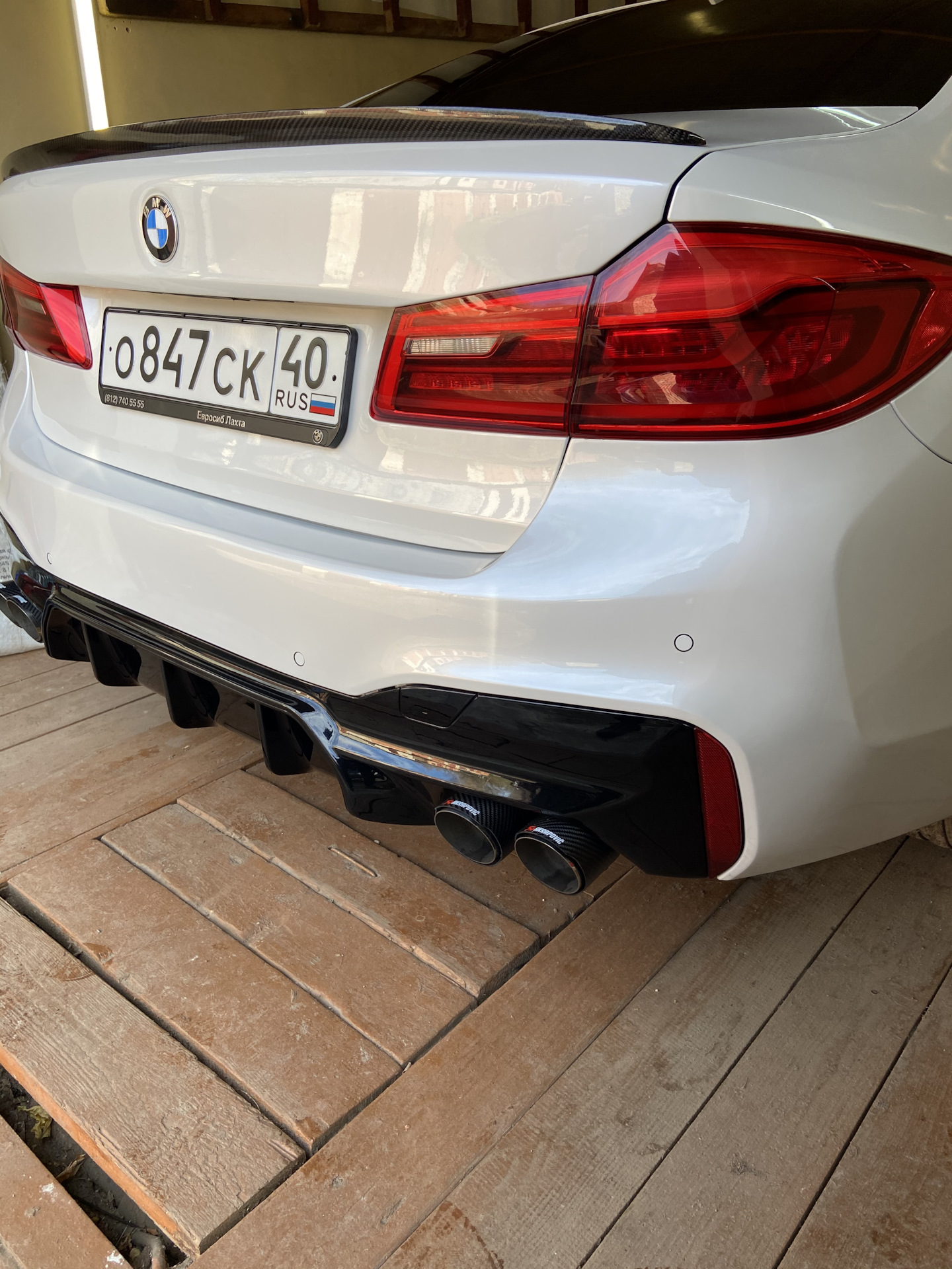 Р’С‹С…Р»РѕРї BMW f30 Akrapovic