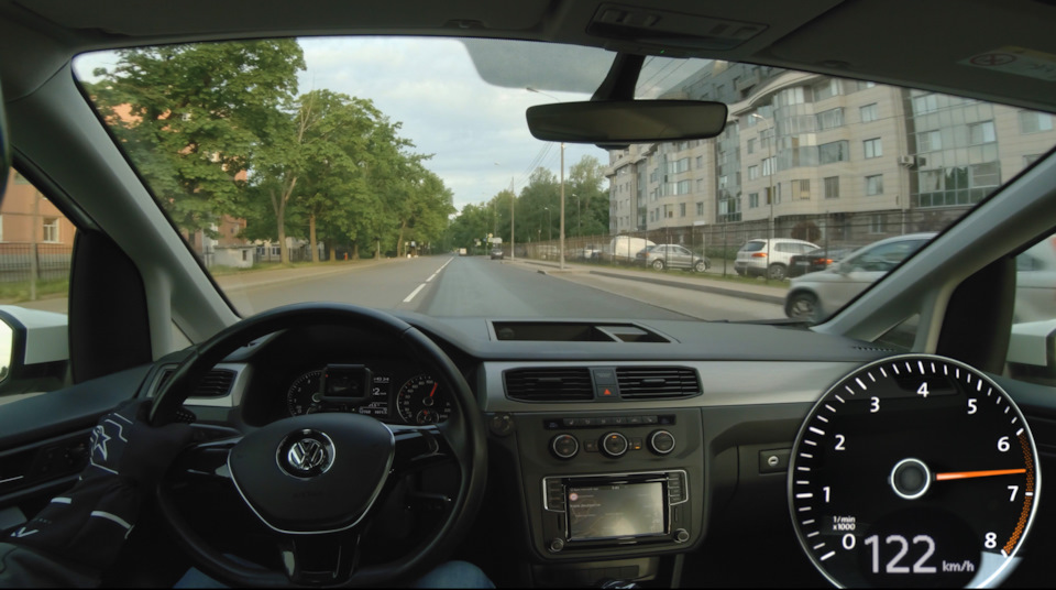 POV Тест-драйв VW Caddy Maxi 1.6 | 0-100, максималка, расход ...