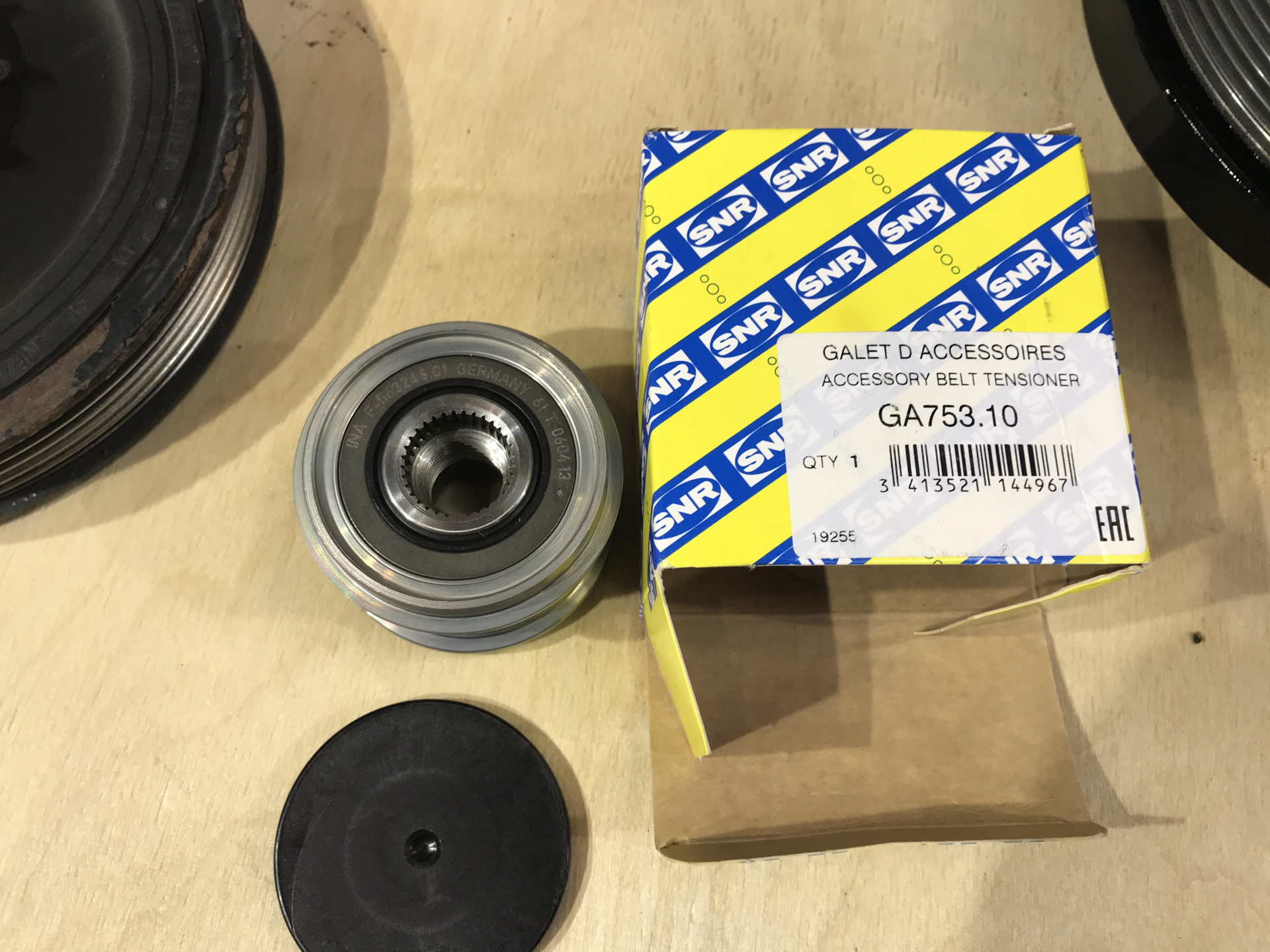 64. Замена демпфера(шкив коленвала), ремень, муфта генератора — BMW 3 ...