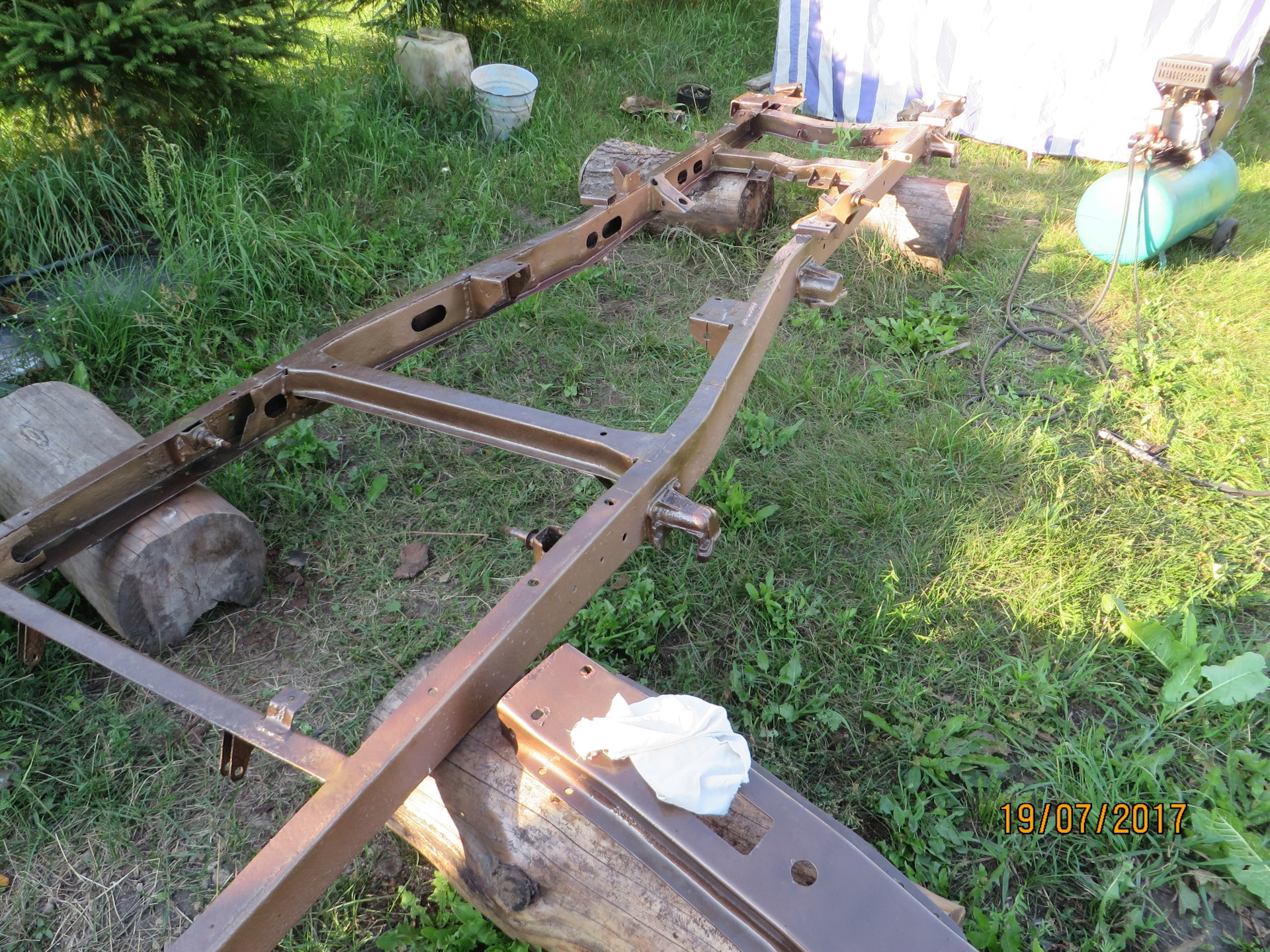 Рама каб не пропадала. — УАЗ 452, 2,4 л, 1986 года | кузовной ремонт ...