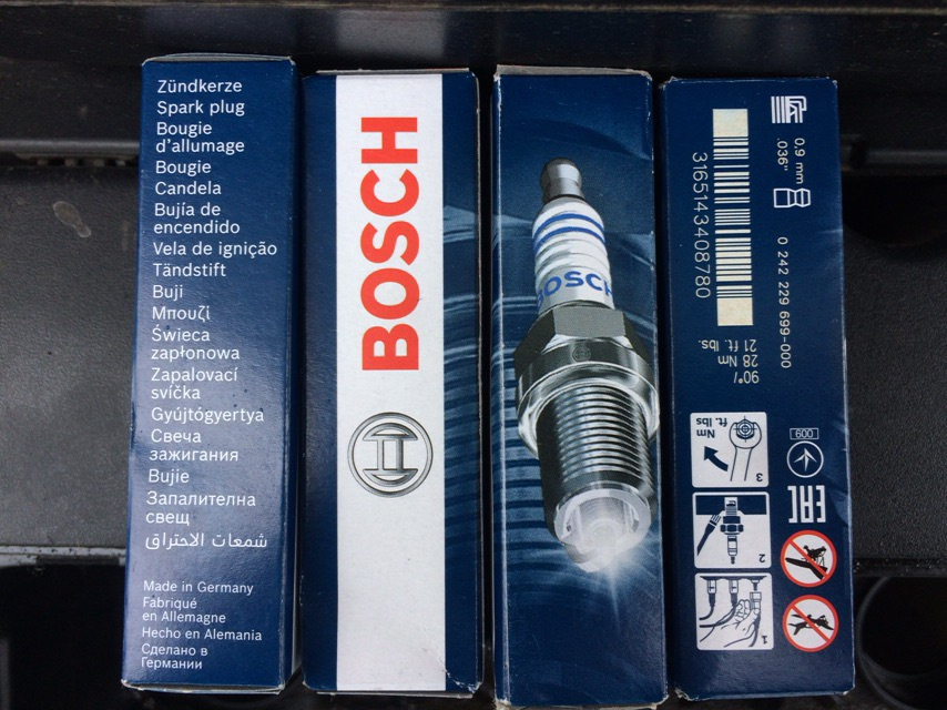 0242229699 Свеча зажигания BOSCH | Запчасти на DRIVE2