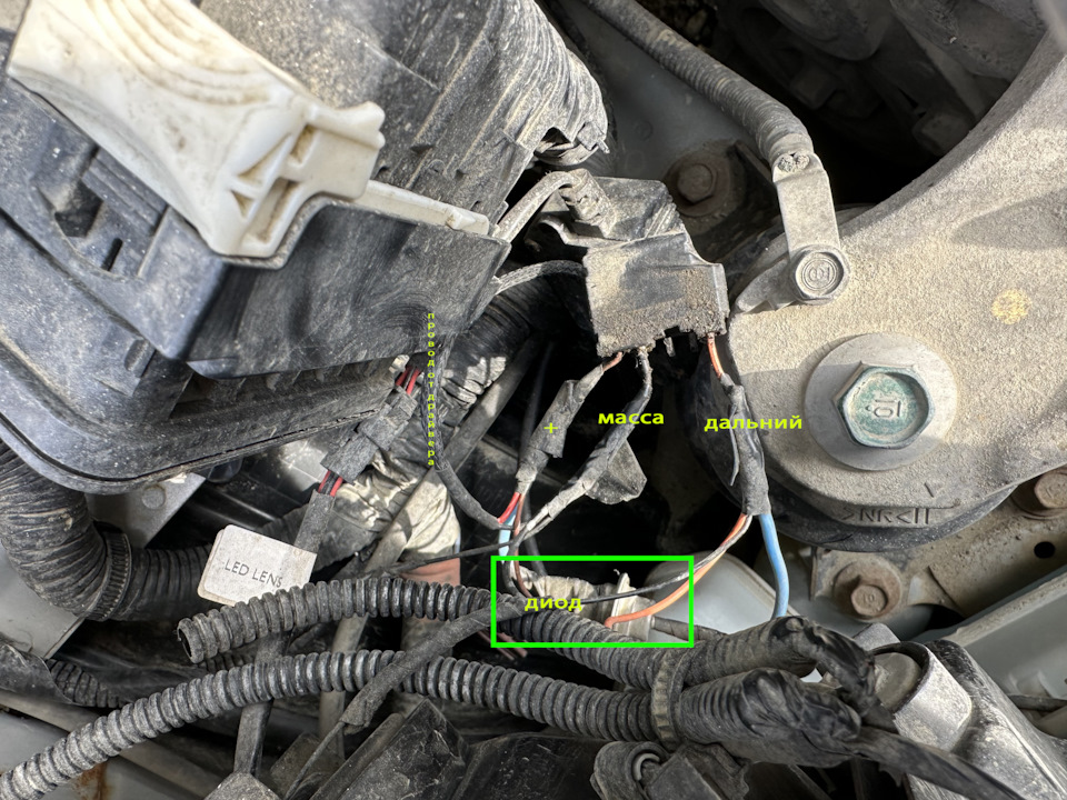 Замена галогеновых ламп на Bi-led линзы в фарах Honda Fit GK3/GK4 ...