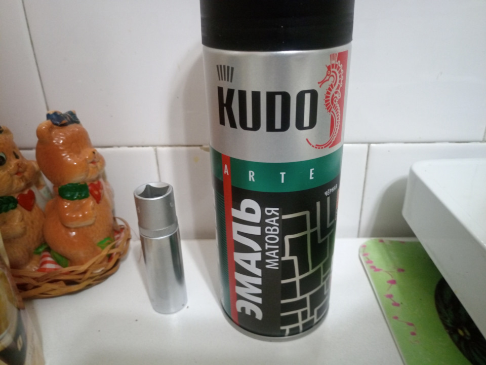 Головка свечного ключа для двигателя force 5457716, черная аэрозоль ...