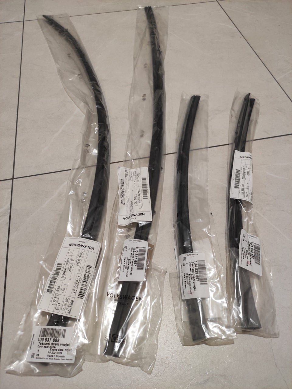 OEM уплотнители, подготовка продолжается. — Skoda Octavia RS A4 Mk1, 1 ...