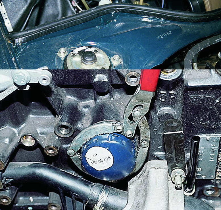 Пример номера мотора и кузова — Москвич 2141. Запчасти на фото: Q5198