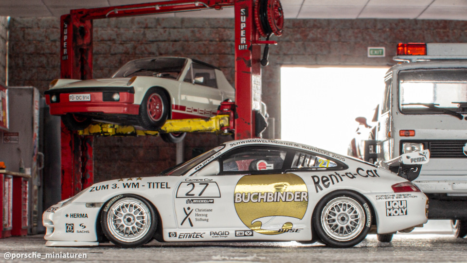 2005 Porsche 911 (996) GT3 Carrera Cup EMC/ARAXA Buchbinder